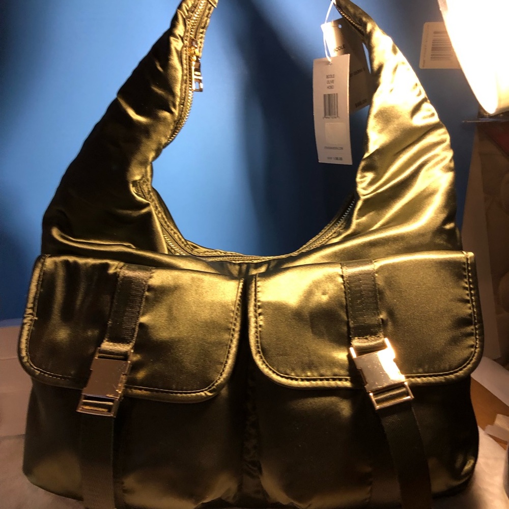 Black Steve Madden hobo style purse.